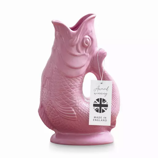 The Wade Fish Jug in Pink 1.2 Litre
