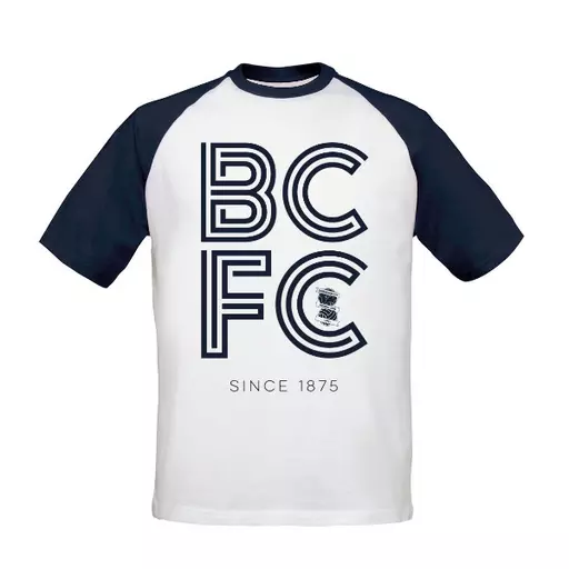 Birmingham City FC Stripe Baseball T-Shirt