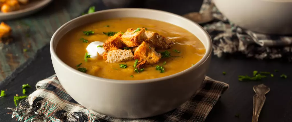 Air Fryer Butternut Squash Soup