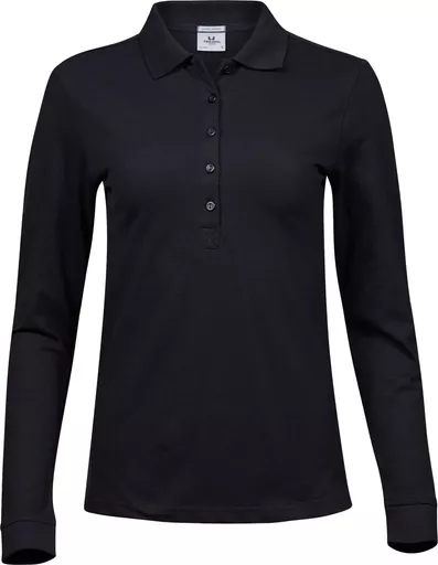 Ladies' Luxury Stretch Long Sleeve Polo