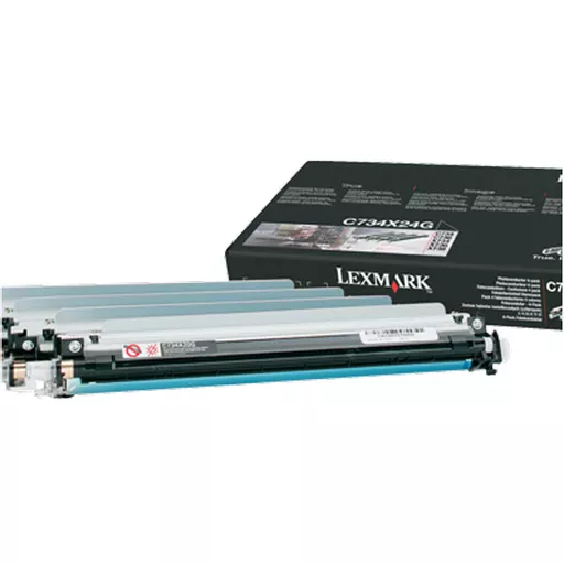 Lexmark Photoconductor Multipack (For Use in Cyan Magenta Yellow or Black) (4 Pack of OEM# C734X20G) (4 x 20000 Yield)