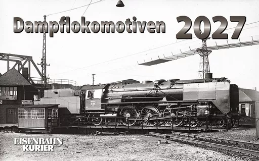 Dampflokomotiven Kalender 2027 (Black & White)