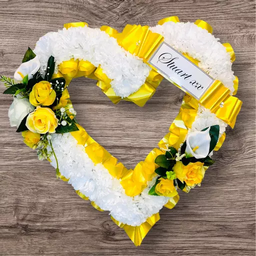 Open Heart Wreath Tribute