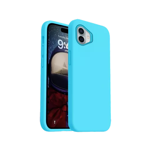 Silicone for iPhone 16 - Sky Blue