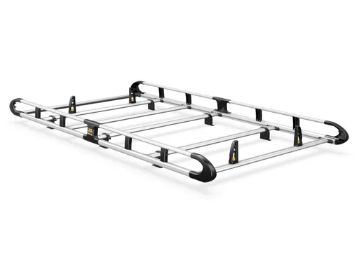 Peugeot Expert 2016-Onwards L2, H1 Tailgate - ULTI Rack+ (Aluminium) - 5 Bar Roof Rack