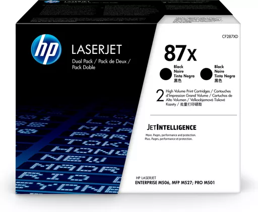 HP CF287XD/87X Toner cartridge high-capacity twin pack, 2x18K pages ISO/IEC 19752 Pack=2 for HP LaserJet M 506