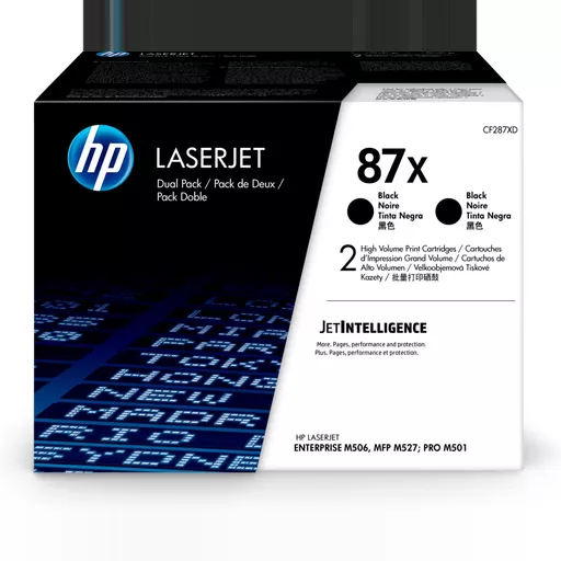 HP CF287XD/87X Toner cartridge high-capacity twin pack, 2x18K pages ISO/IEC 19752 Pack=2 for HP LaserJet M 506