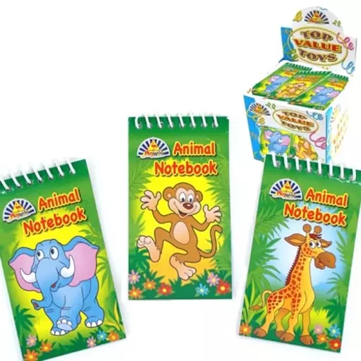 Zoo Animals Spiral Notepad - Pack of 120