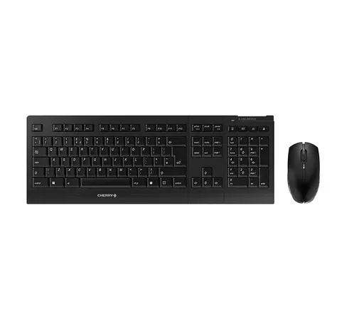 CHERRY B.UNLIMITED 3.0 Wireless Keyboard & Mouse Set, Black, USB (QWERTY - UK)