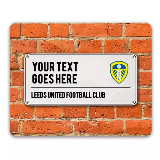Leeds United FC Street Sign Mouse Mat