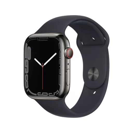 Apple Watch Series 7 OLED 45 mm 4G Graphite GPS (satellite)