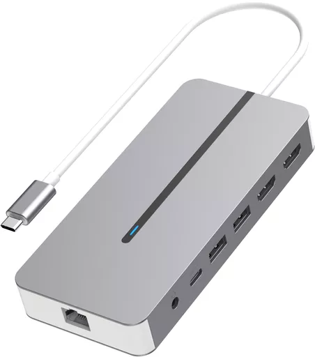 Hypertec ProDockMac Universal Wired USB 3.2 Gen 1 (3.1 Gen 1) Type-C Silver