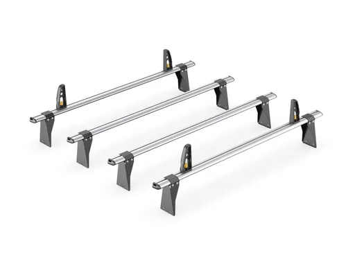 Ford Transit 2000-2014 L1,L2,L3, H2 - ULTI Bar+ (Aluminium) - 4 Roof Bars