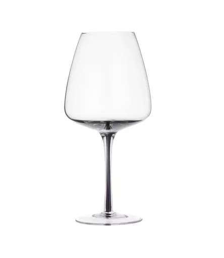 Smoked Glass Red Wine Glass