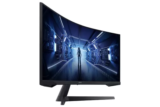 Samsung Odyssey LC34G55TWWPXXU computer monitor 86.4 cm (34") 3440 x 1440 pixels UltraWide Quad HD LED Black