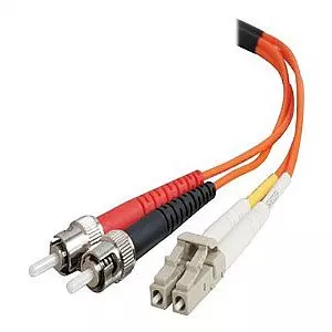 C2G 85493 fibre optic cable 2 m LC ST OFNR Orange
