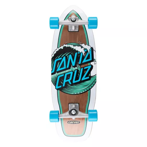 Santa Cruz Surf Skate Complete Wave Dot Cut Back Surf skate 29.95in