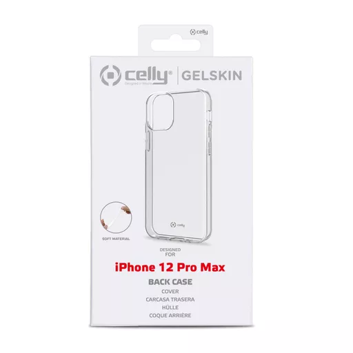 Celly Gelskin mobile phone case 17 cm (6.7") Cover Transparent