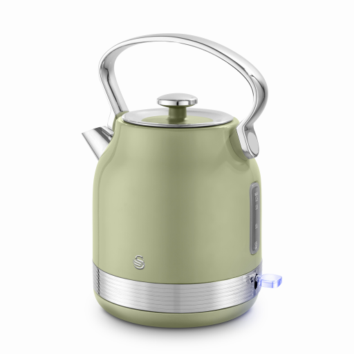 Swan Green Retro Traditional Kettle Large