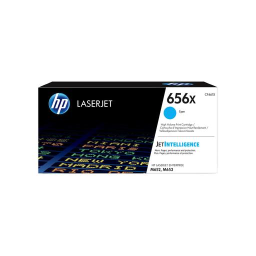 HP CF461X/656X Toner cartridge cyan, 22K pages ISO/IEC 19752 for HP LaserJet M 652