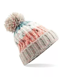 Corkscrew Pom Pom Beanie