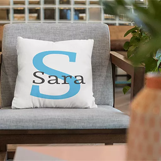 Personalised Cushion Cover – Custom Name, Photo, or Text – Unique Home Decor Gift