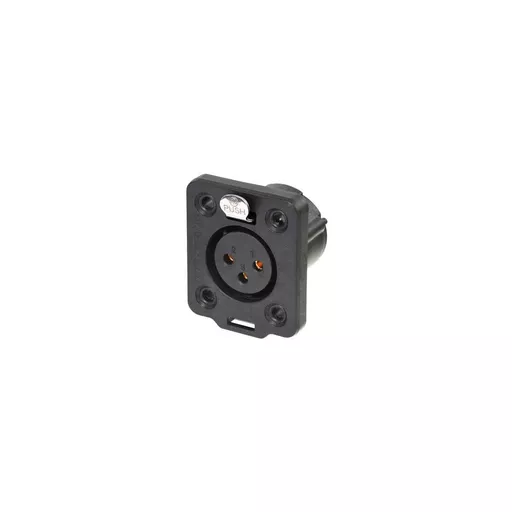 Neutrik NC3FDX-TOP 3 Pole XLR Female Chassic Socket - Top