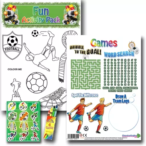 FOOTBALL FUN ACTIVITY Pack - Pack of 100 - MP2693