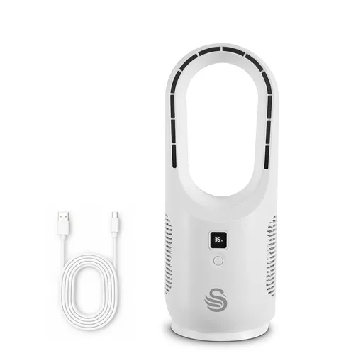Swan Retro Bladeless Rechargeable Fan