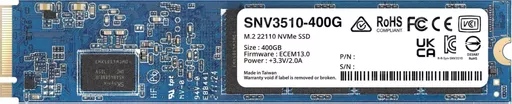 Synology SNV3510 400 GB M.2 PCI Express 3.0 NVMe