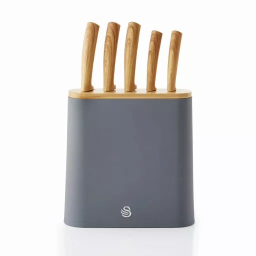 Swan Nordic 5 Piece Knife Block