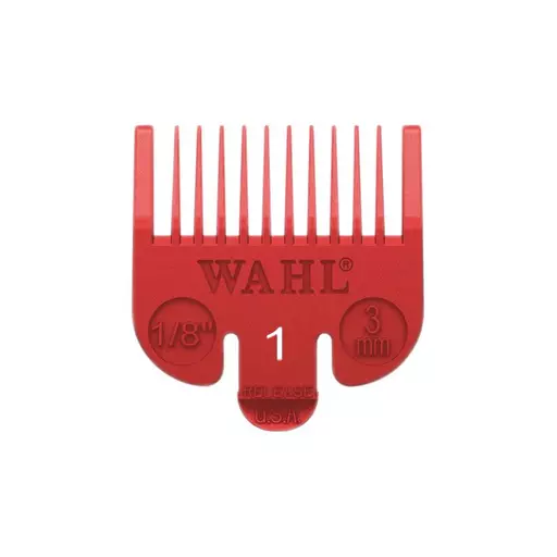Wahl Coloured Attachment Comb No.1 Red 3mm