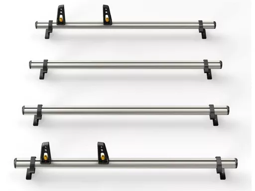 Volkswagen Caddy 2020-Onwards L2, H1 - ULTI Bar+ (Aluminium) - 4 Roof Bars