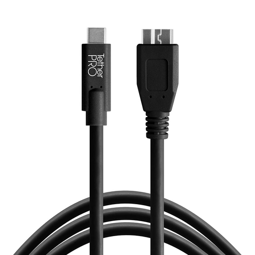 Tether Tools TetherPro USB-C to Micro-B Cable Black or Orange