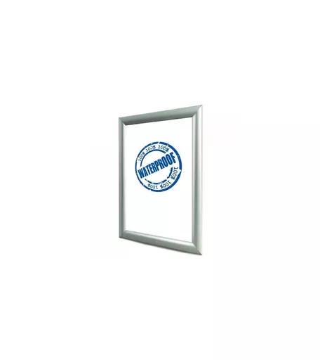 A0 Exterior Weather Resistant Silver Snap Frame - 25mm