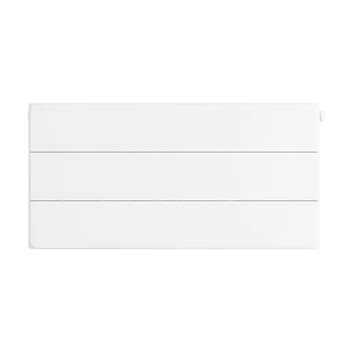 Flat Cover Plate with Lines 300 x 600 Gloss White