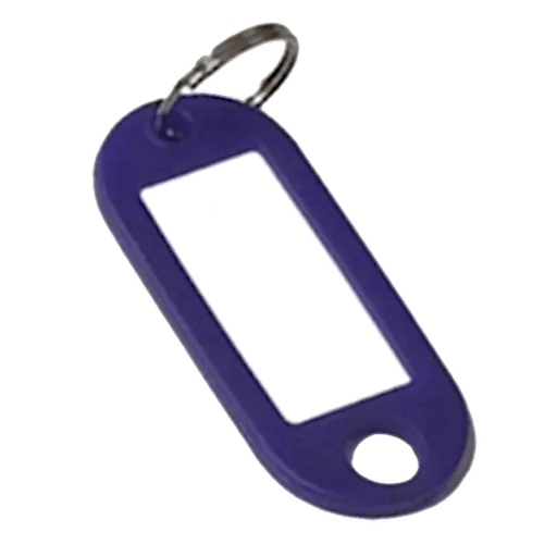 ASEC Key Name Tag Bag of 50 Single Colour