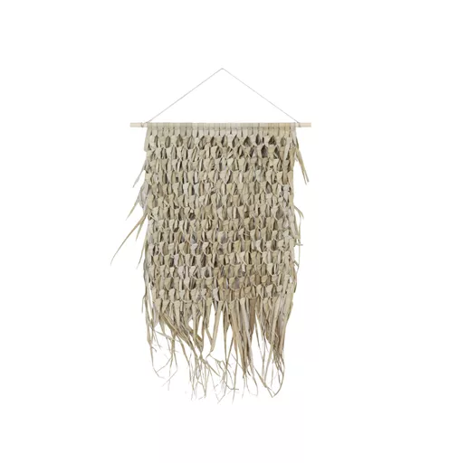 Wall Ornament, Hoorn, palm leaf