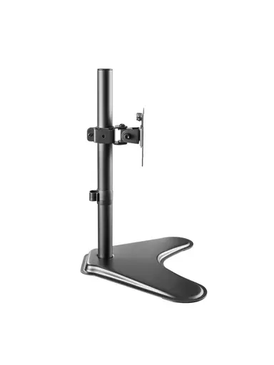 V7 Free Standing Desk Stand Single Display 13 to 32", with Tilt, Rotate and Swivel Function, Detachable VESA 100 x 100,