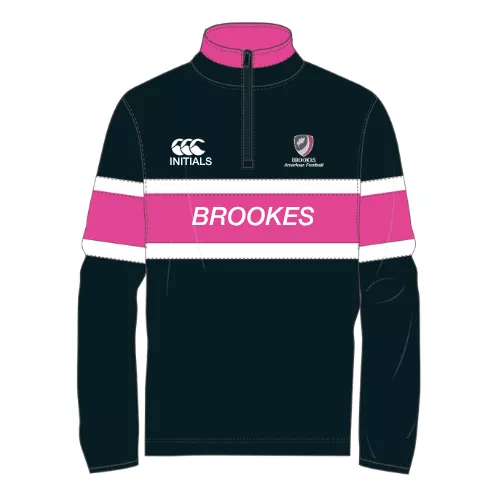 PRE-ORDER Oxford Brookes University American Football Unisex Retro 1/4 Zip Fleece