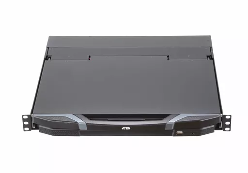 ATEN CL3800NW rack console 47 cm (18.5") 1920 x 1080 pixels Metal, Plastic Black 1U