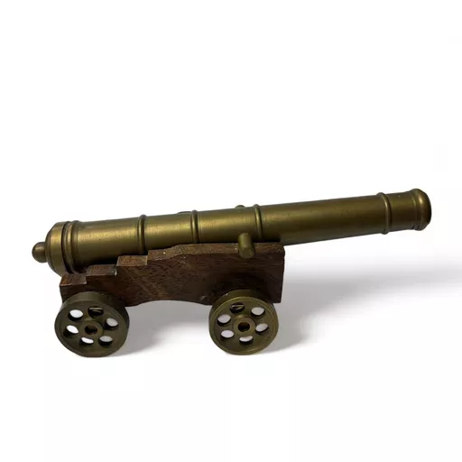 Small Brass Cannon Model