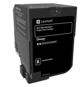 Lexmark 74C2HK0 Toner-kit black return program, 20K pages ISO/IEC 19798 for Lexmark CS 720/725