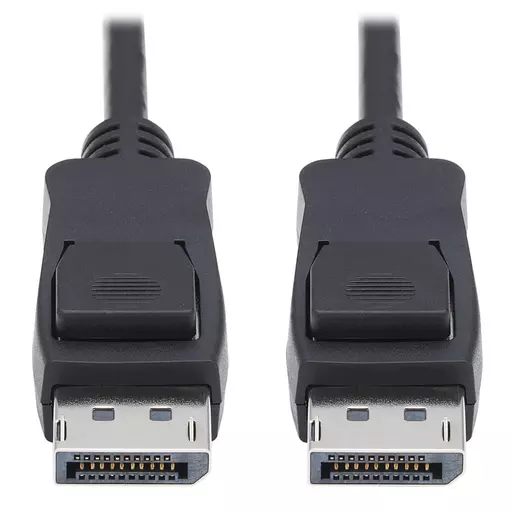 Tripp Lite P580-006-V4 DisplayPort 1.4 Cable with Latching Connectors, 8K (M/M), Black, 6 ft. (1.8m)