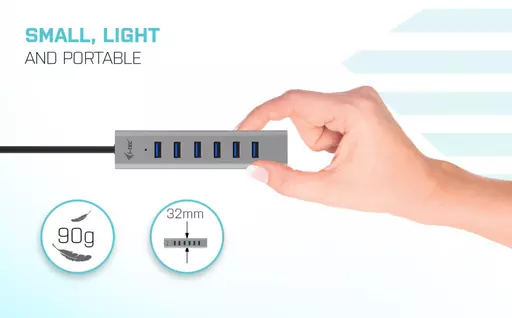 i-tec USB-C Charging Metal HUB 7 Port