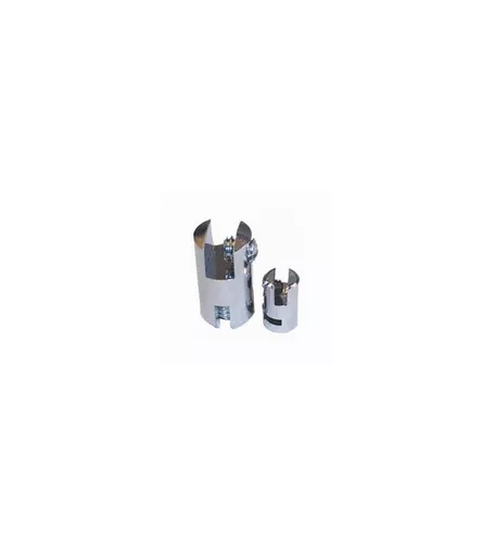 Cable System - Satin Chrome Vertical Mini Panel Clip