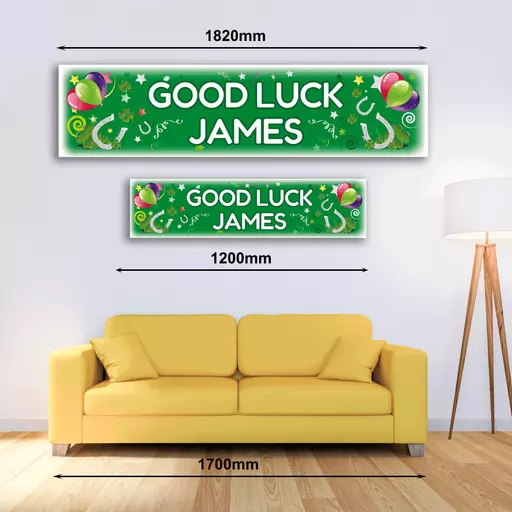 Personalised Banner - Good Luck