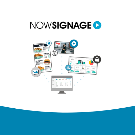 Now Signage Digital Signage Software 1 License (3 Years)