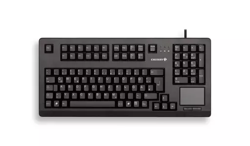 CHERRY TouchBoard G80-11900 Corded Keyboard with Touchpad, Black, USB, (QWERTY - UK)