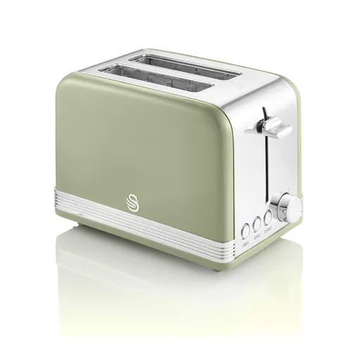 2 Slice Retro Green Toaster